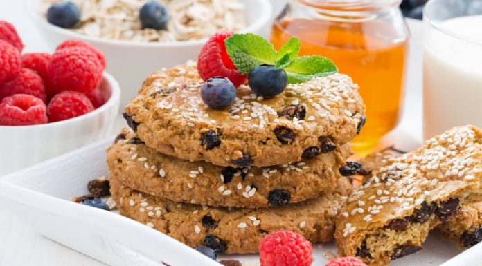 Fitness ovesné sušenky – jednoduché, zdravé, chutné. Pouze 4 suroviny fitness ovesné sušenky