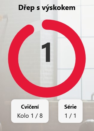 tabata časovač – odpočet odpočet